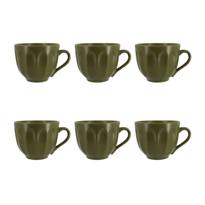 Lot de 6 jumbos en faïence 45cl, BISTROT NOVASTYL