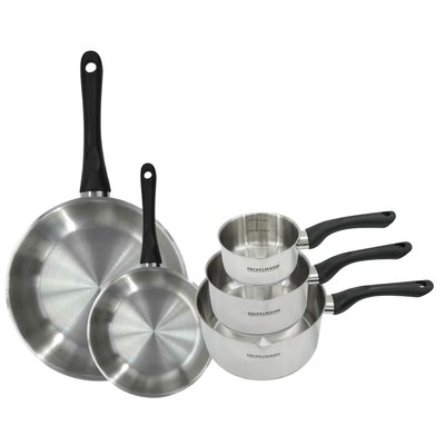 Set 2 poêles et 3 casseroles Geneva FACKELMANN