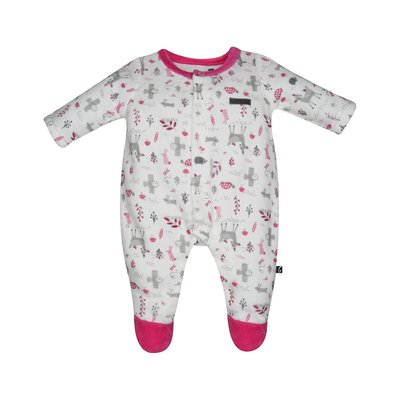 Pyjama bebe fanchette velours rase SUCRE D'ORGE
