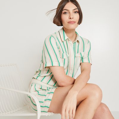 Combishort gaze de coton GRAIN DE MALICE