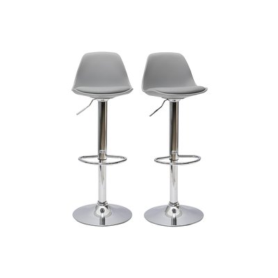 Tabourets de bar design (lot de 2) STEEVY MILIBOO