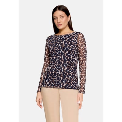 T-shirt à manches longues à imprimé animalier BETTY BARCLAY