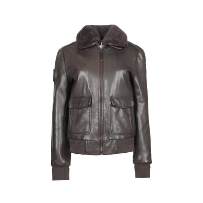 Blouson   en cuir TODD ALPHA REDSKINS