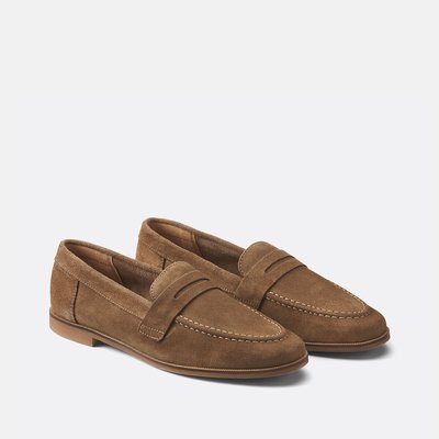 Signature Mokassins aus Veloursleder LA REDOUTE COLLECTIONS