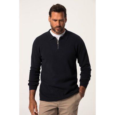 Pull à col polo et manches longues en tricot JP1880