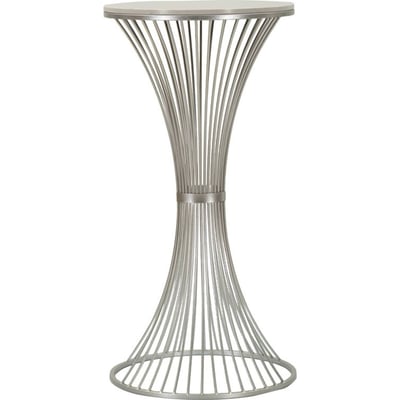 Table haute ronde en marbre et fer GLAM RECOLLECTION