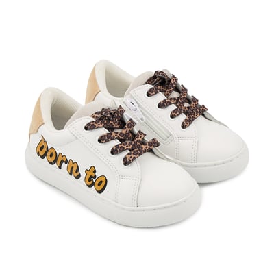 Baskets Enfant En Cuir Mini Simone Born To Be Cute BONS BAISERS