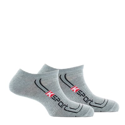 Lot de 2 paires d'invisibles en coton semelle jersey KINDY