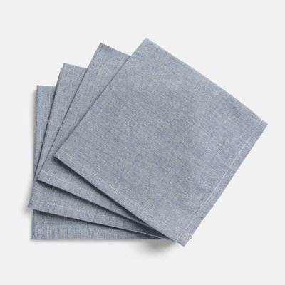 Lot de 4 serviettes de table en coton, Navao LA REDOUTE INTERIEURS