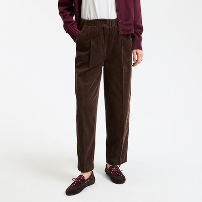 Pantalon carotte en velours côtelé LA REDOUTE COLLECTIONS