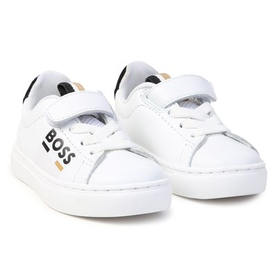Baskets  lacées a bande auto-agrippante BOSS KIDSWEAR