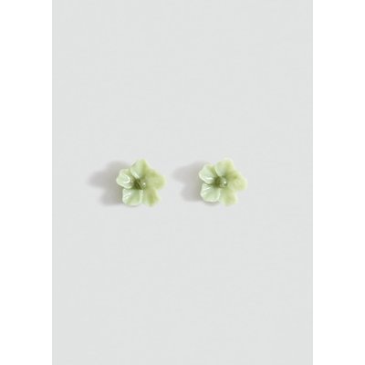 Boucles d'oreilles fleurs résine MANGO