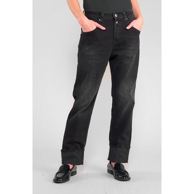 Jeans loose, large 400/60 girlfriend taille haute, longueur 34 LE TEMPS DES CERISES