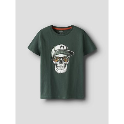 T-shirt a maniche corte, stampa con teschio NAME IT