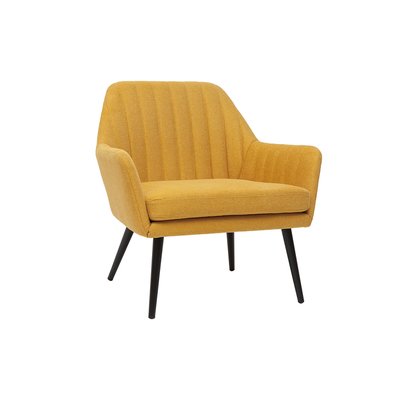 Fauteuil design en tissu effet velours texturé GASTON MILIBOO