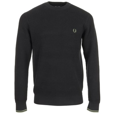 Pull WAFFLE STITCH JUMPER FRED PERRY