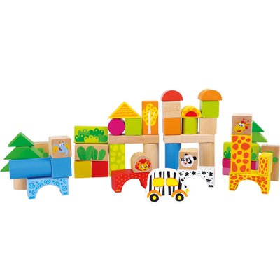 Blocs de construction en bois Zoo SMALL FOOT COMPANY