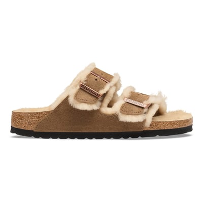 Sabot doppio cinturino, foderati in pelle scamosciata Arizona Fell BIRKENSTOCK