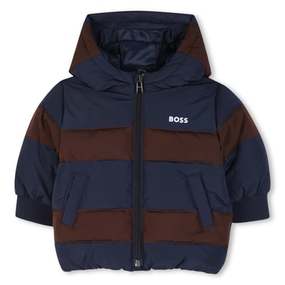 Doudoune à capuche BOSS KIDSWEAR