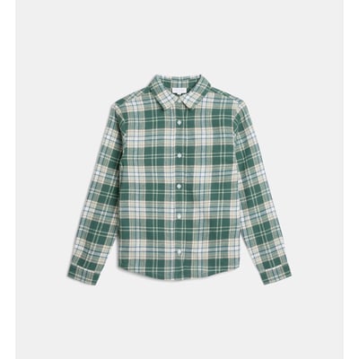 Chemise à carreaux tancouver en flanelle de coton bio CADET ROUSSELLE