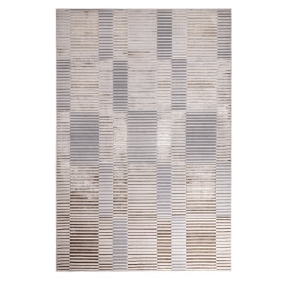 Etched Pattern Metallic Rug SO'HOME
