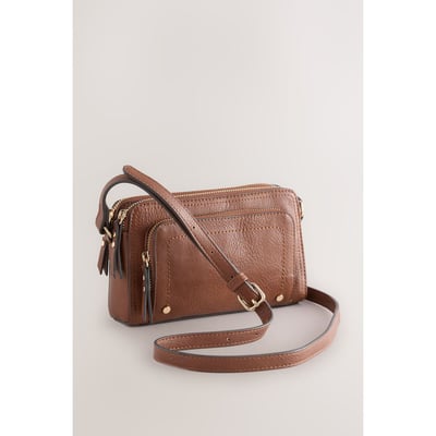 Sac à bandoulière double zip NEXT