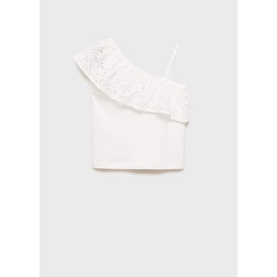 T-shirt asymétrique volanté MANGO KIDS
