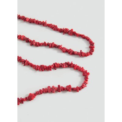 Collier perles corail MANGO TEEN