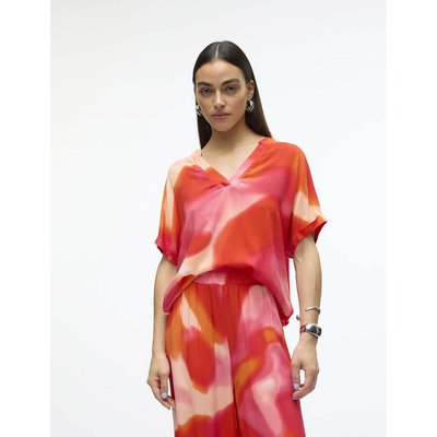 Blouse col V, manches courtes VERO MODA