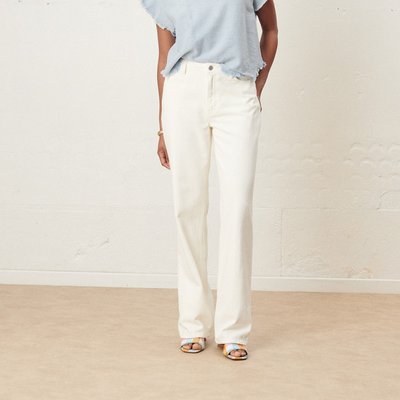 Jeans droit large taille moyenne long LABDIP