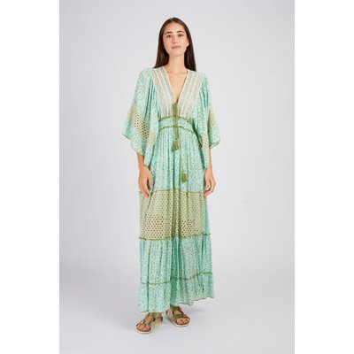 Robe longue brodée CALEDONIE DERHY