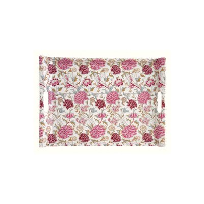 Plateau William Morris Rose Fuchsia 52 X 37 Cm EASY LIFE