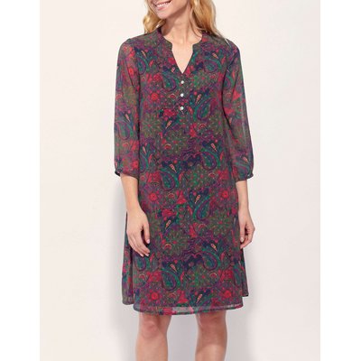 Robe imprimée évasée doublée AKALIA LA FIANCÉE