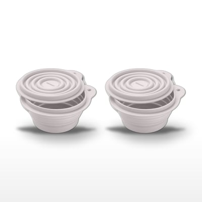 Lot de 2 lunch box 1L avec 2 ustensiles de cuisine STORAGE FACKELMANN
