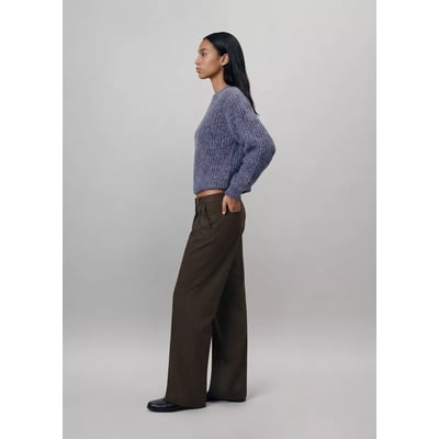 Pantalon droit pinces MANGO TEEN