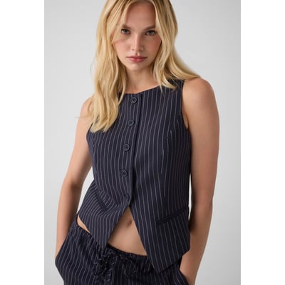 Gilet À Fines Rayures GUESS
