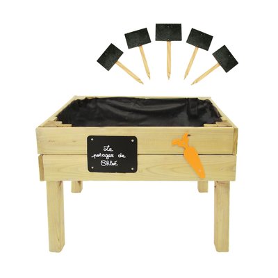 Petit potager enfant en bois CEMONJARDIN