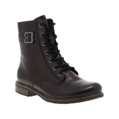 Bottines Rieker Stillington Pour Femme – Cuir, Talon Bloc 3,5 Cm, Doublure Textile – Confortables Et élégantes Pour Tous Les Jours