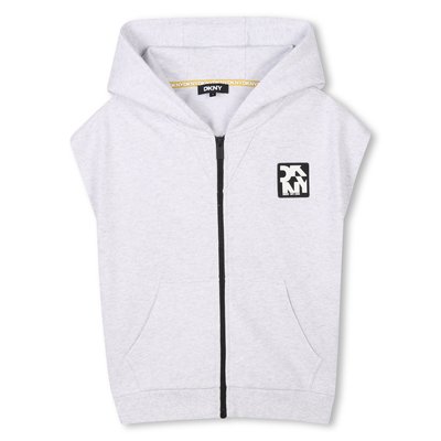 Cardigan sans manche zippé DKNY