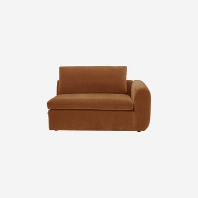Module d'angle droit 2 places en tissu AMERIA HABITAT