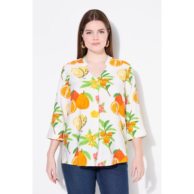 Tunique col montant, motif fruits ULLA POPKEN