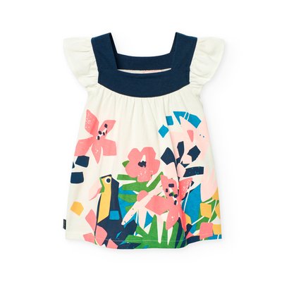 Robe en coton avec imprimé BOBOLI