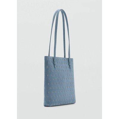 Sac cabas cuir perforé MANGO