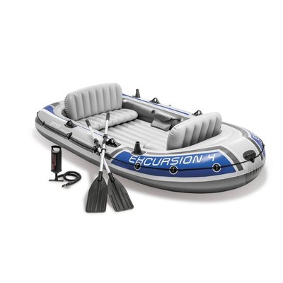 Set bateau gonflable 4 places  Excursion 4 INTEX