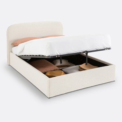 Lit coffre bouclette avec sommier relevable, Conto LA REDOUTE INTERIEURS
