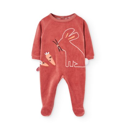 Ensemble bèbè en tricot blanc animaux BOBOLI