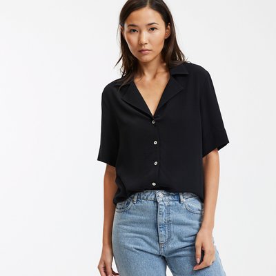 Chemisier col tailleur manches coudes LA REDOUTE COLLECTIONS