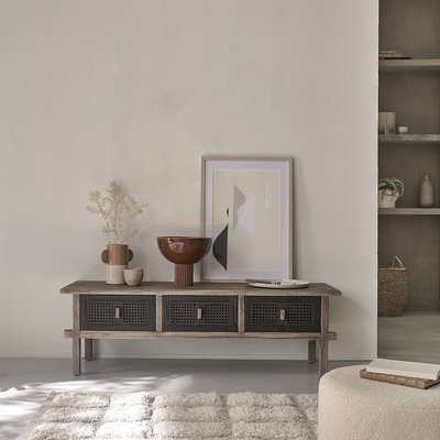 Meuble TV en bois recyclé massif 145 cm  JUNKO BERAH GETAH