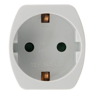 Adaptateur Voyage Allemagne Vers France Blanc HBF INOTECH