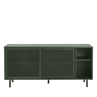 Buffet 2 portes, 2 niches en métal L160cm - KISO DRAWER